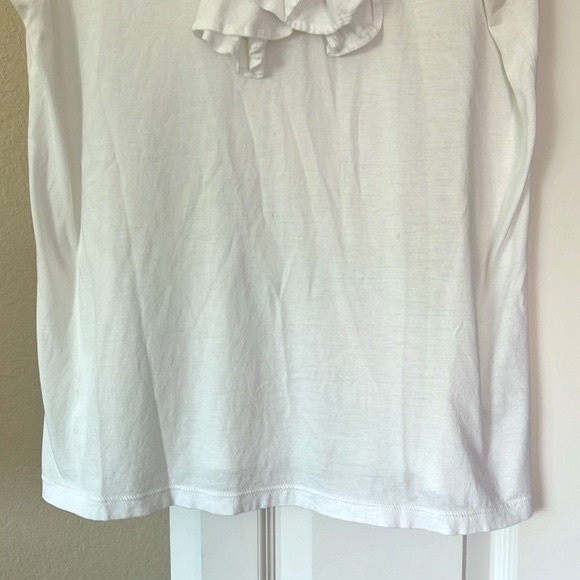 Lilly Pulitzer Pure White Ruffle Top - Picture 3 of 5